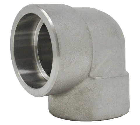 1/8, 1/4, 3/8, 1/2, 3/4 inches 90 Elbow, Stainless Steel 3000# Socket Weld 304L, 316L A/SA182